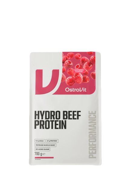 Hydrolyzed Beef Protein 700 Gram Raspberry - Hydrolyzed Red Meat Protein - Zero Lactose