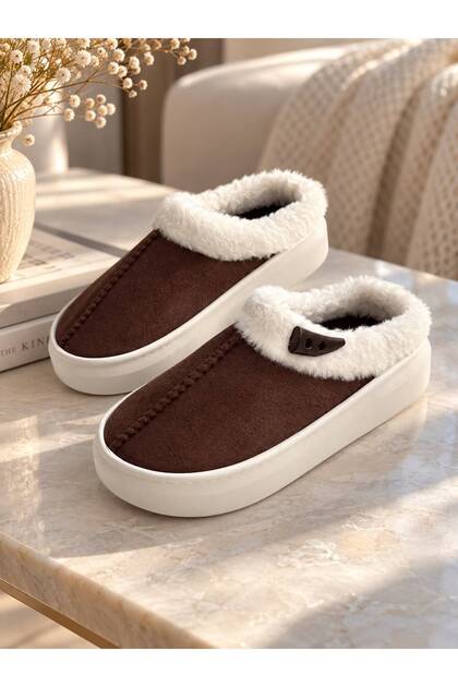 Women's House Slippers, Plush Slippers, Dowry and Bundle Slippers, No Sound, Thick Sole