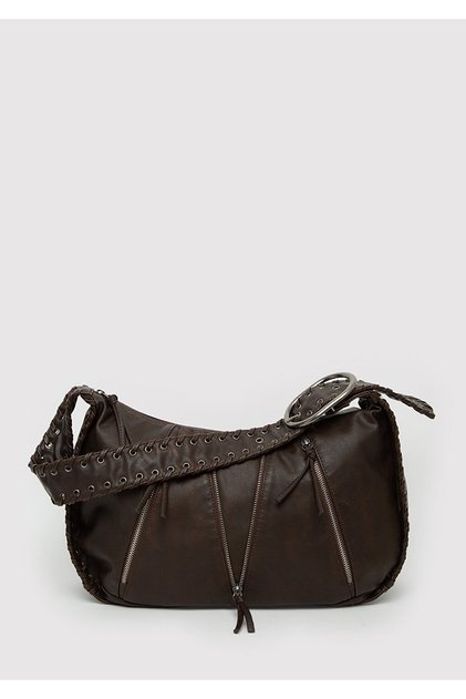 Brown Shoulder Bag with Belt Detail 1920153-26823