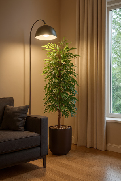 Bamboo Leaf Tree Plastic Basin-150 cm