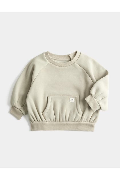 Pamuk Karışımlı Bebek Sweatshirt