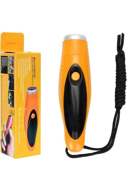 Electronic Whistle for Teacher Coach Referee, 3 Tone Electronic Whistles with Lanyard Hand