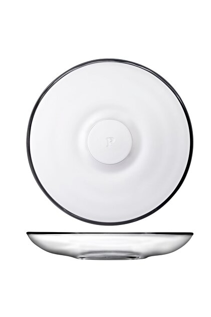 6-Piece Aida Tea Plate 11 cm Clear
