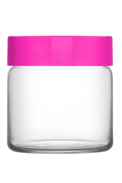 3-Piece Novo Jar Set Clear/Pink 635 ml
