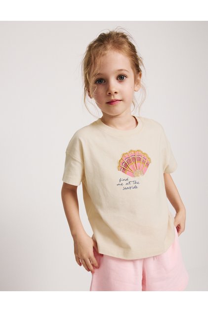 Desenli Pamuklu T-shirt