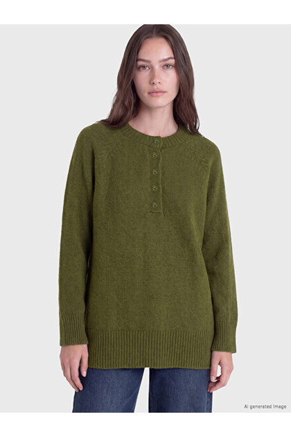 I Zero Roba Collar Women's Knitwear Tunic from Freezen Store