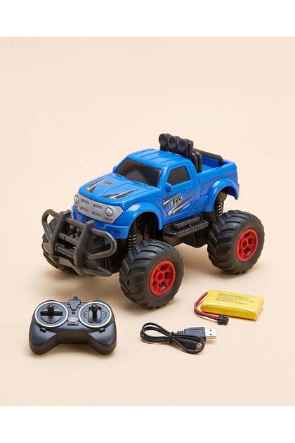 Blue 4CH RC Monster Truck, 4 Pieces