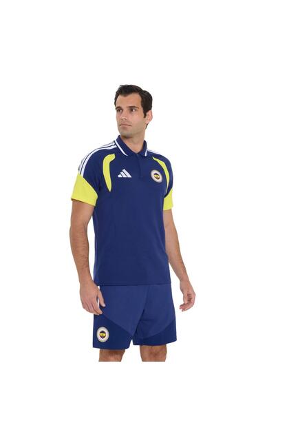 Km9976-E Adidas Fb Polo Tr Men's T-Shirt Navy Blue