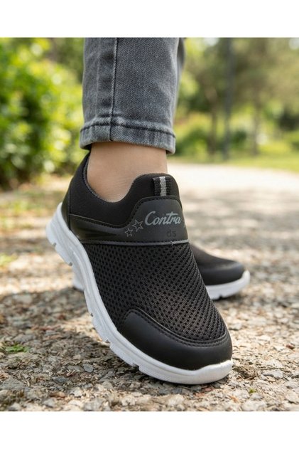 Çocuk Bağcıksız Esnek Yüksek Taban Günlük Spor Ayakkabı Sneaker