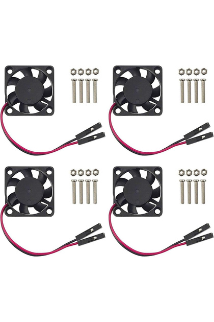 4 قطع 4 قطع 3007 مروحة ل Raspberry Pi 5 30x30x7 مم مروحة تبريد Pi مروحة تبريد بدون فرشاة 30 مم 1.18 بوصة 3.3 فولت