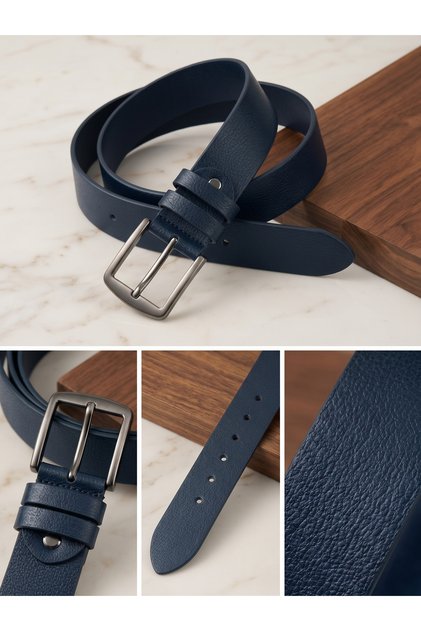 100% Genuine Leather 4.5 cm Bull Leather Belt