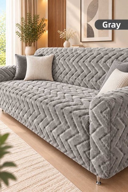 Welsoft Fabric 3 Seater Sofa Cover a Quality Single Piece Sofa Cover Washable Non-Slip Sofa Bed Cover Seat Cover Sofa Cover