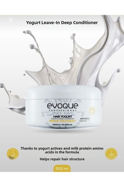 Evoque Milk Therapy Leave-In Deep Care Mask / Hair Yoghurt 500 ml Yogurt Mask