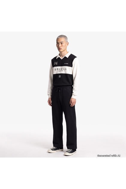Regular Men's Black Sweatpants