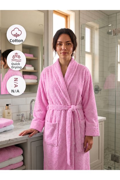 Cotton Shawl Women's | Men's Soft Bathrobe