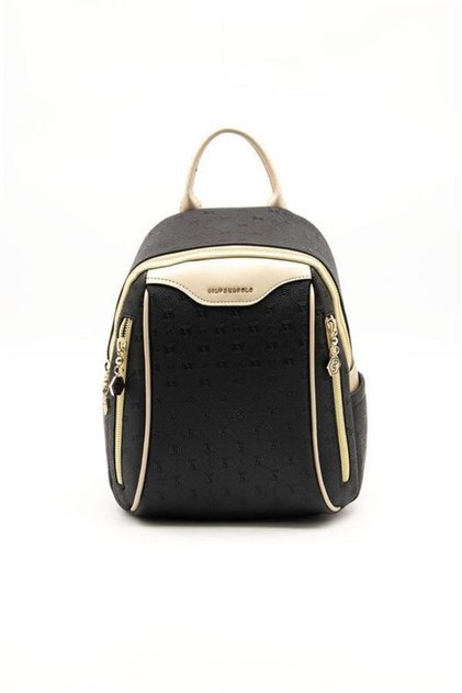 Black - Women's Backpack with S.Nut Logo Sp906