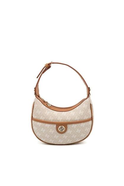 Stone - A.Taba Monogram Women's Shoulder Bag Sp1194