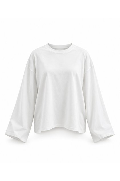 Beyaz basic tişört