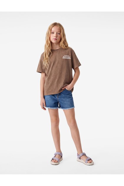 Crew Neck Cotton Printed Short Sleeve T-Shirt