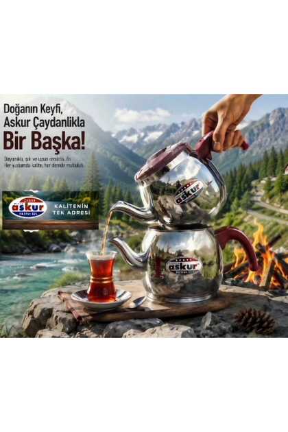 Alüminyum küre çaydanlık 6 no 6,7 kişilik