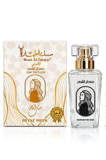 Beyaz Misk Saç Parfümü 50 ml Temiz, Saf Ve Zariftir. Hafif Pudramsı Ve Kremsi Bir Koku