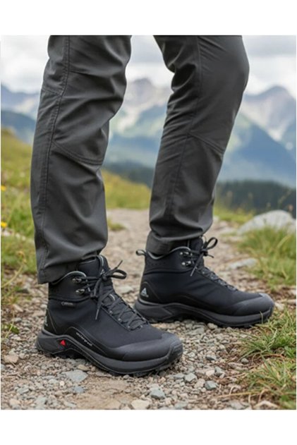 Men's Casual-Trekking-Boot Shoes / Waterproof Outdoor / New Season, Autumn Winter / Black Color / 210500A-1