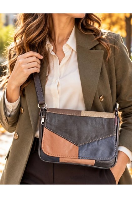 Genuine Leather Women's Bag (22cm X 16cm)