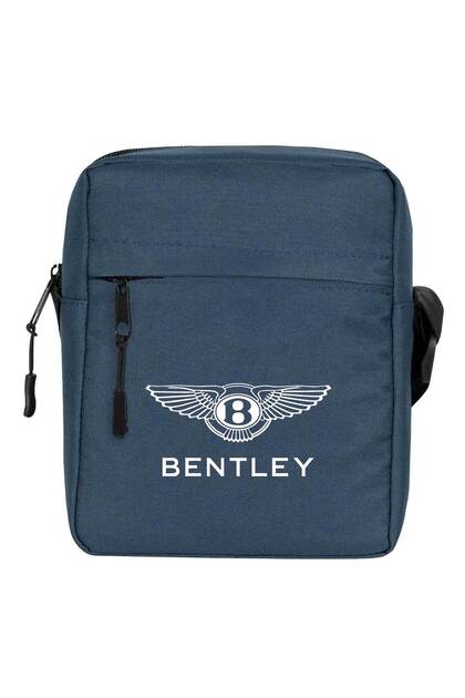 Bentley Logo 2 Shoulder Bag Navy Blue Color
