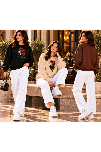 Super 3-Pack Unique Design Sweatshirt