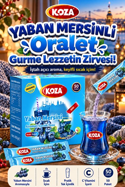 Koza Gurmelerin Seçimi C Vitaminli Yaban Mersini Oralet Çayı