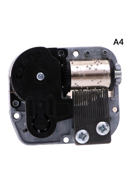 A4Spirited Away 50g Silver 18 Note Clockwork Movement Music Box Music Bell Movement Music Box Crafts
