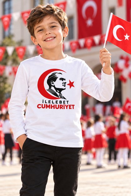 Unisex Printed Children's T-Shirt Special Republic Day Printed Children's Bodysuit