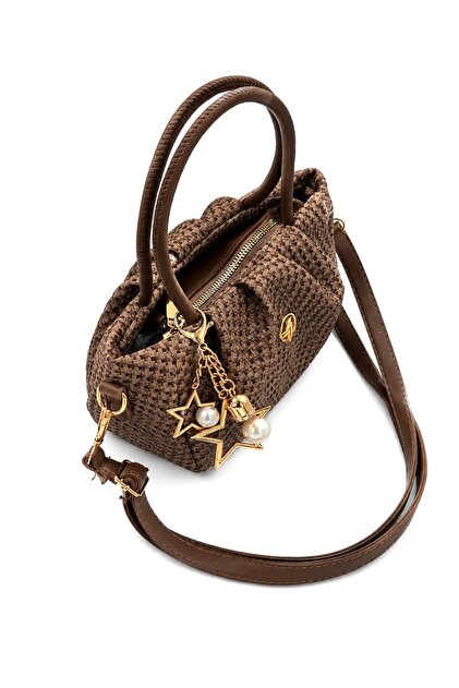 Italy Star Charm Hand and Crossbody Women's Bag (Adjustable Long Strap)