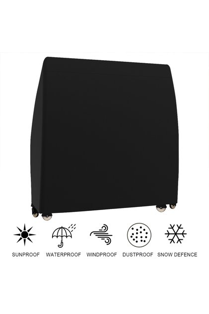 black Table Tennis Cover Heavy Duty Waterproof Outdoor Indoor Ping Pong Table Storage Covers Accesso