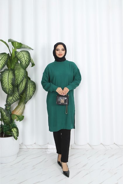 Nopen Fitted Knitting Tunic