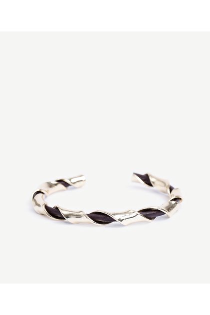 Leather Detailed Cuff Bracelet
