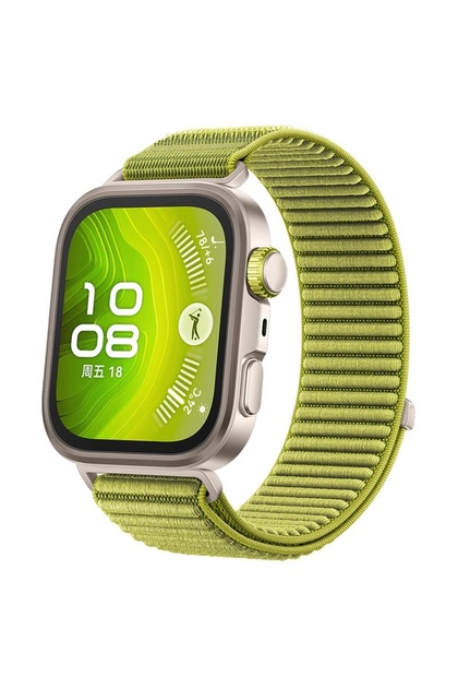 For Fit4Pro Fit4 3 green Nylon Woven Strap For Huawei Watch Fit 4 Pro Fit4 Fit3 Sports Wristband for
