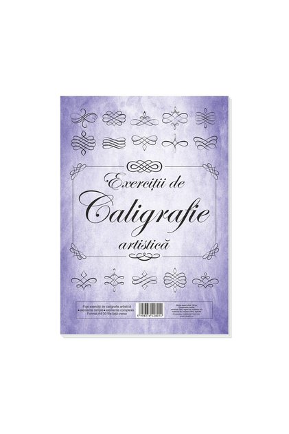 Initiere in Caligrafie Artistica, Fise de exercitii 60 pagini