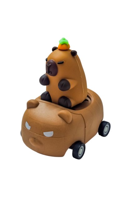 Capybara Araba Süren Büyük Boy Kutulu Silgi