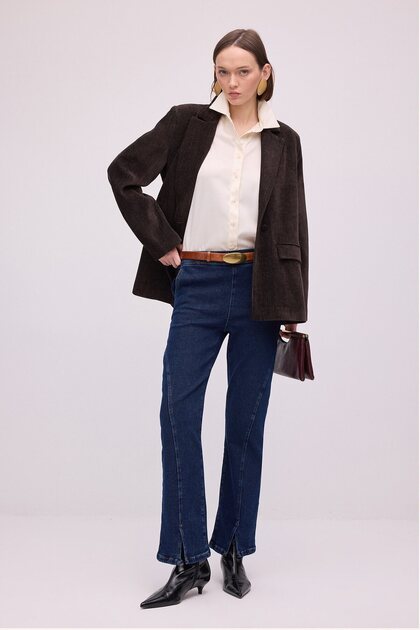 STRAIGHT FIT DENIM PANTOLON