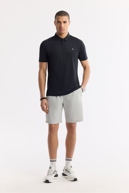 Erkek Taş Beli Lastikli Gofreli Bi-Stretch Relaxed Fit Şort A51Y3652