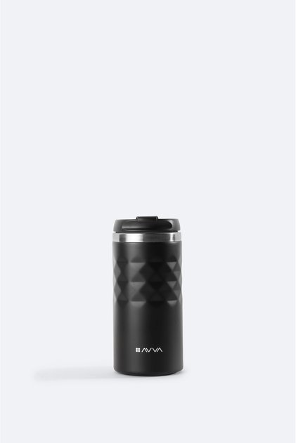 Siyah Paslanmaz %100 Çelik Termos 300 ML B009901