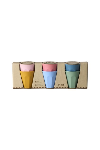 Melamin Bardak - Espresso Boy 6'lı Set