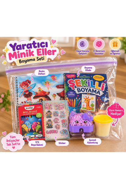 ÇOK EĞLENCELİ BOYAMA VE AKTİVİTE SETİ