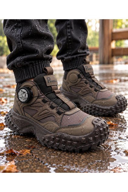 Boys' Orthopedic Sole Smart Lacing Winter Sports Boots