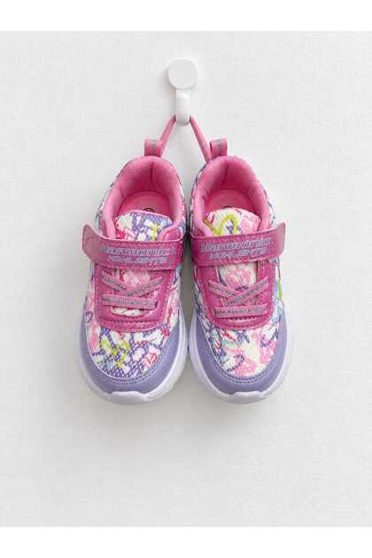 Children's Sports Shoes Patterned Velcro Casual Sneaker