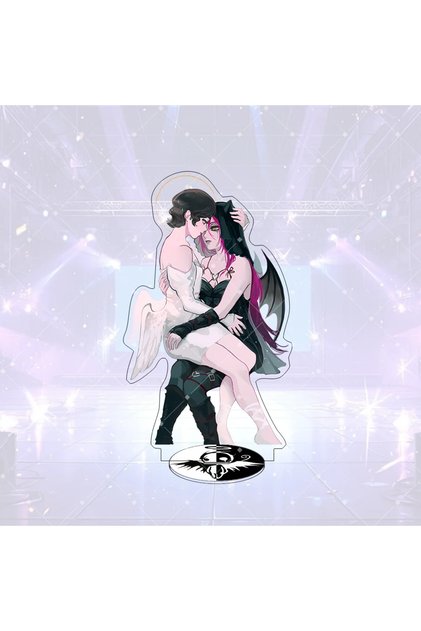 E Anime Alien Stage 15CM Acrylic Mizi Sua Ivan Luka Till Hyuna Stand Keychain Cute Figure Model Desk