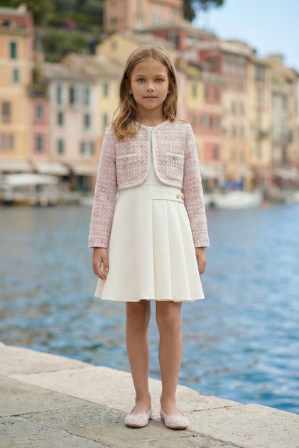 Christmas-Themed for Children | Turkish Dress with Jacket for 3 to 7 Years Old