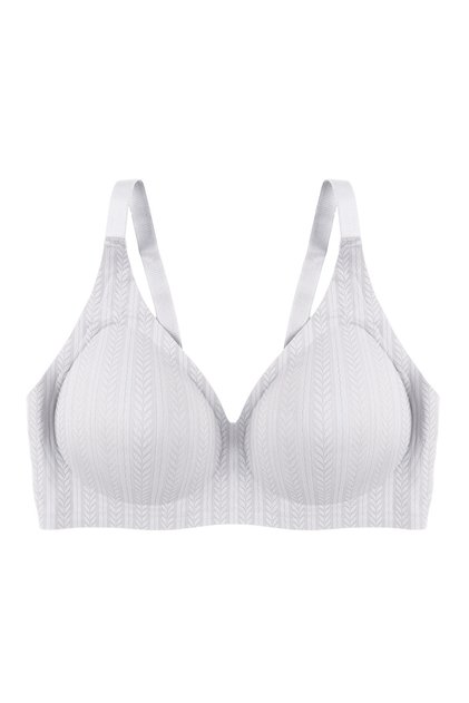 Women's Laser Seamless Patterned Padded Bra