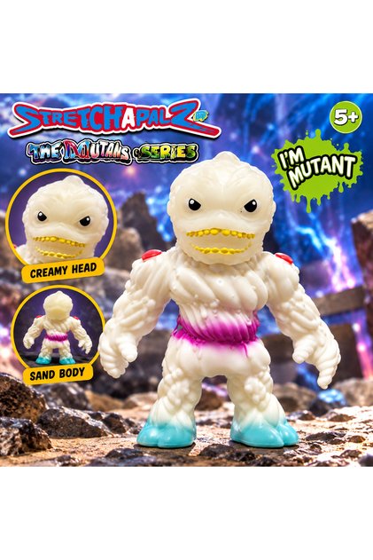 Stretchapalz The Mutants Series Wipper Süper Esnek Beyaz Mutant Canavar Oyuncak Figür 14 cm